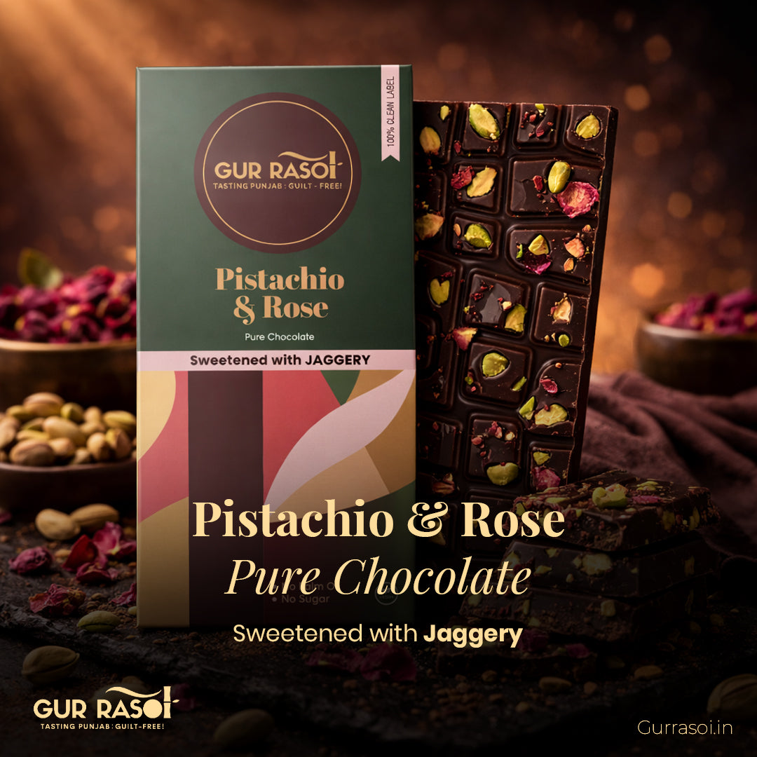 Pistachio & Rose Pure Chocolate