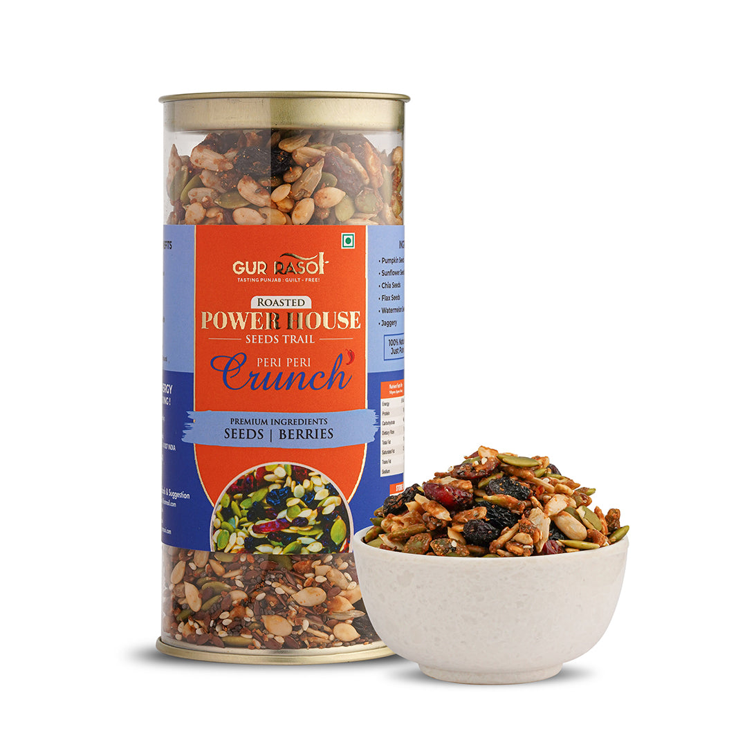 Seeds & Berries Trail- Peri Peri Flavour | Roasted 225gm