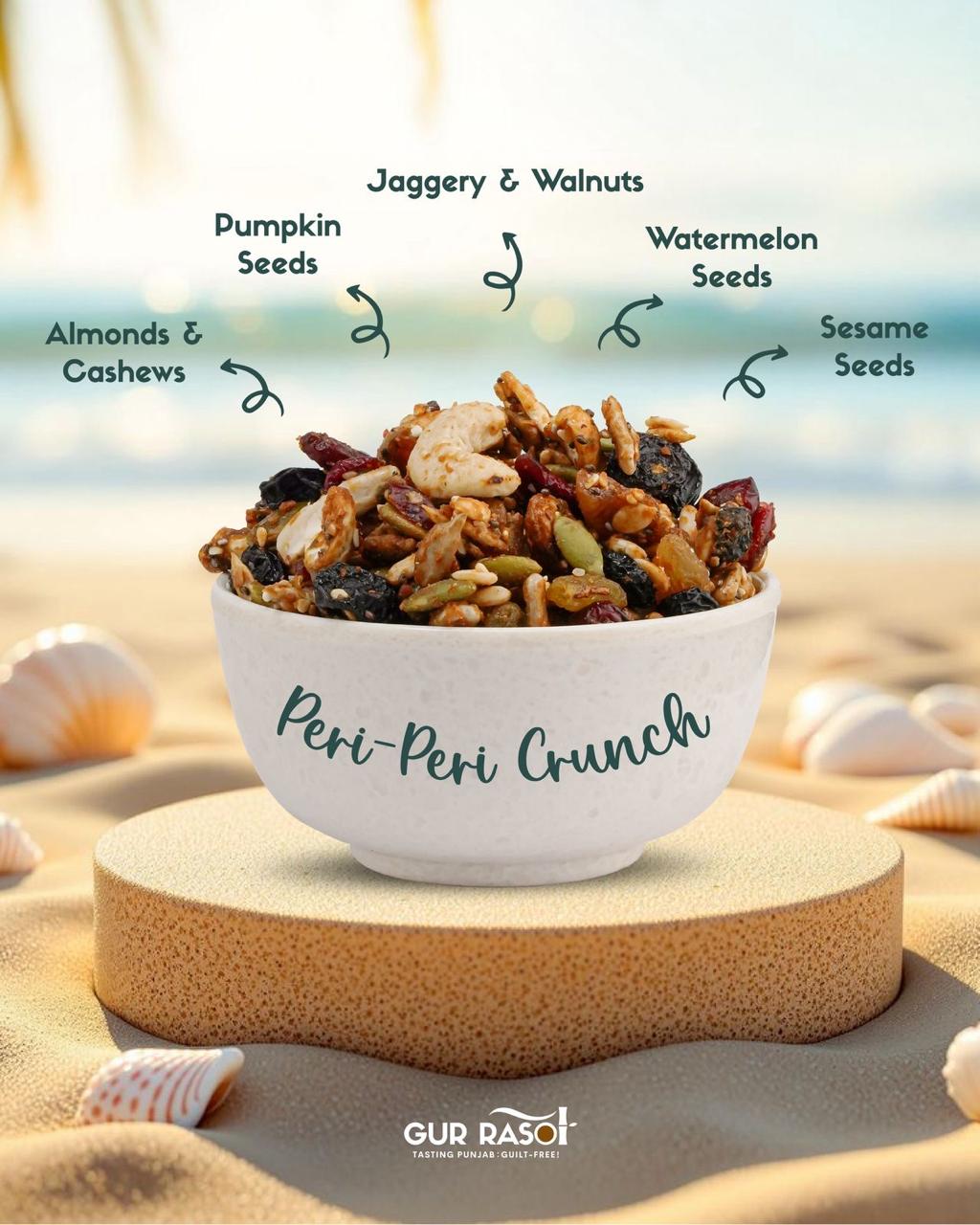 Dry Fruit Mix – Peri Peri Flavour | Roasted 225gm