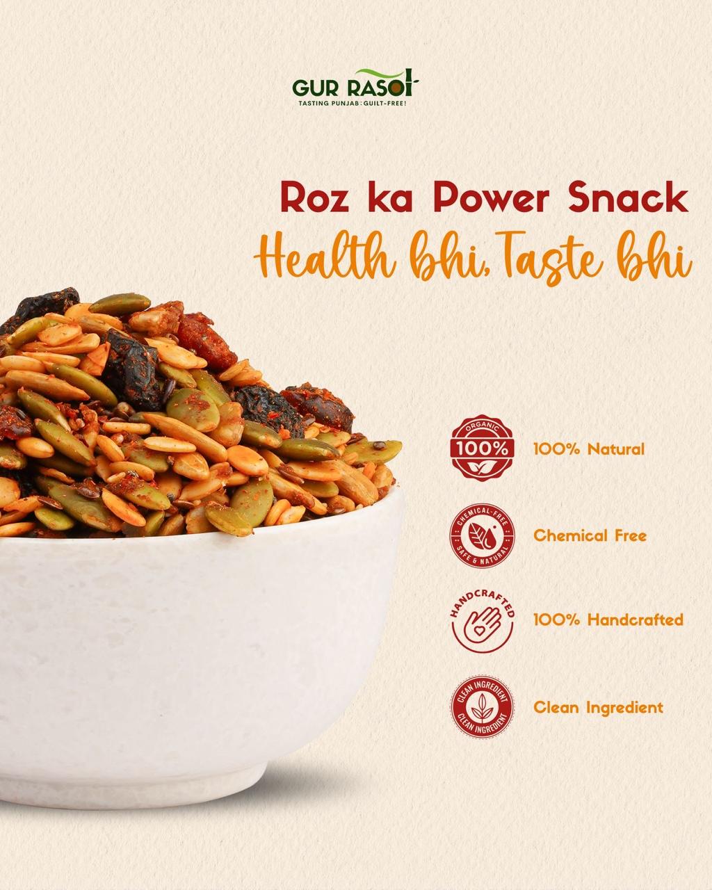 Seeds & Berries Trail- Korean Spice Flavour | Roasted 225gm