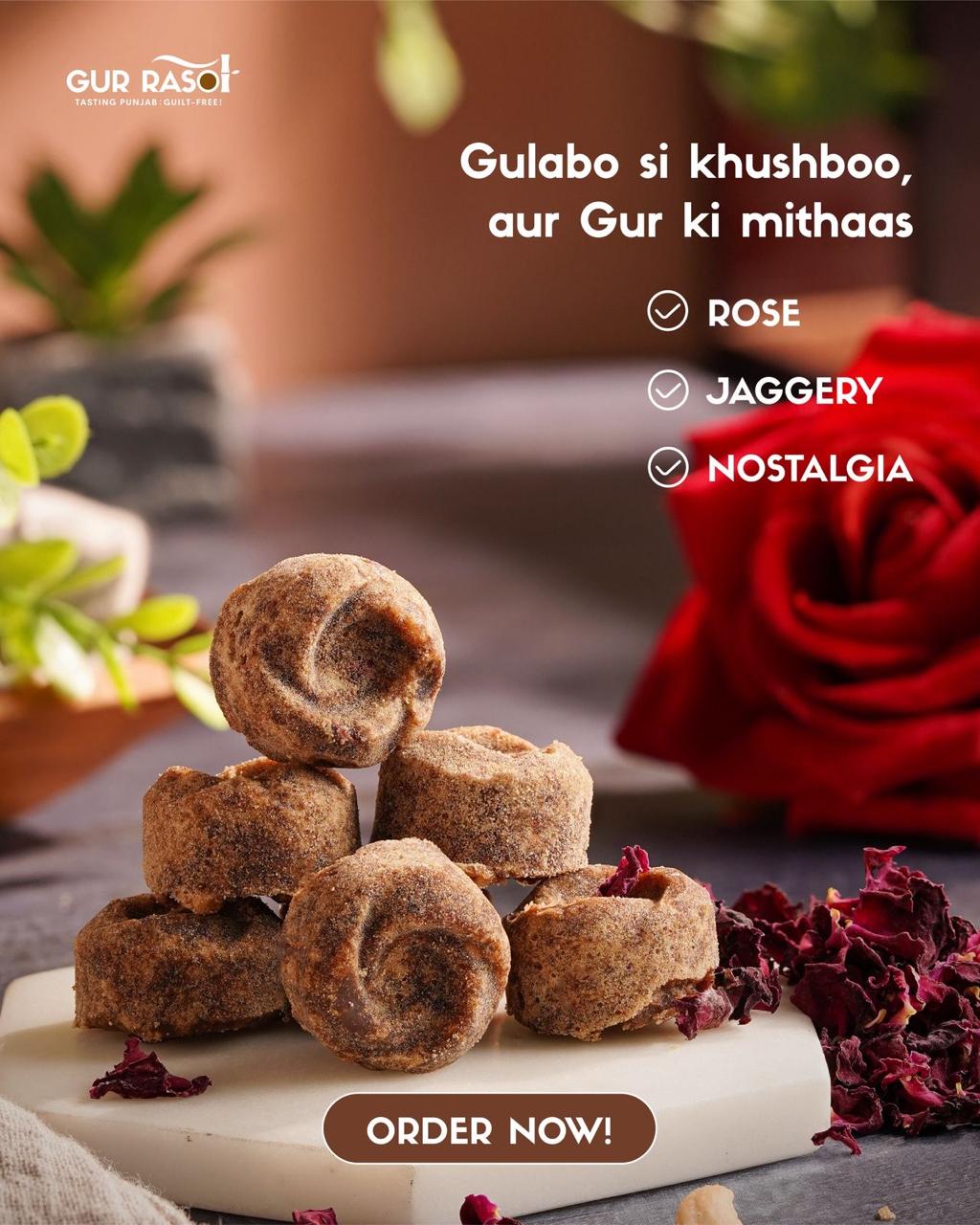 Rose Nut Gur Bite